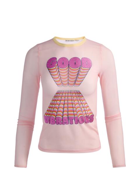 Alice + Olivia DELAINA EMBELLISHED TOP