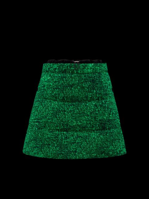 Moncler Printed Cotton Skirt