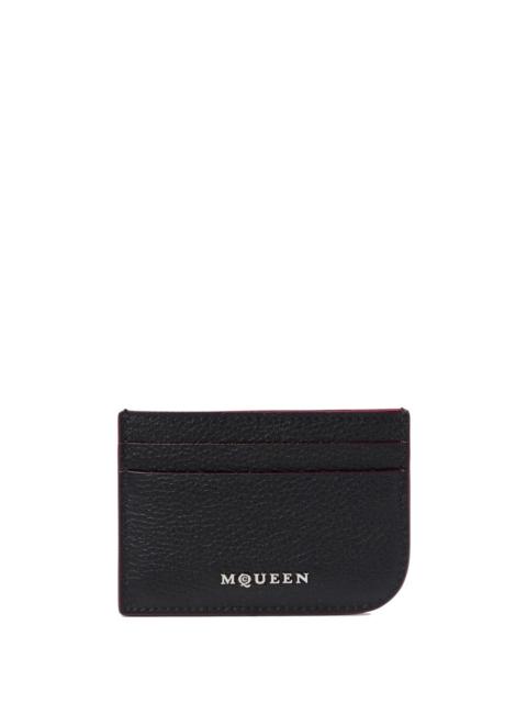 Alexander McQueen Leather Card Holder
