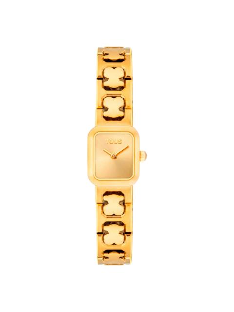 TOUS Analog watch with gold-colored steel bracelet Icon Time