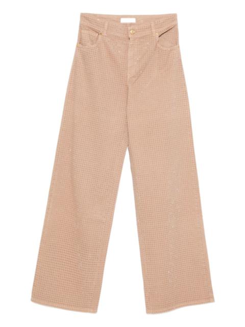 Blumarine rhinestone-embellished jeans