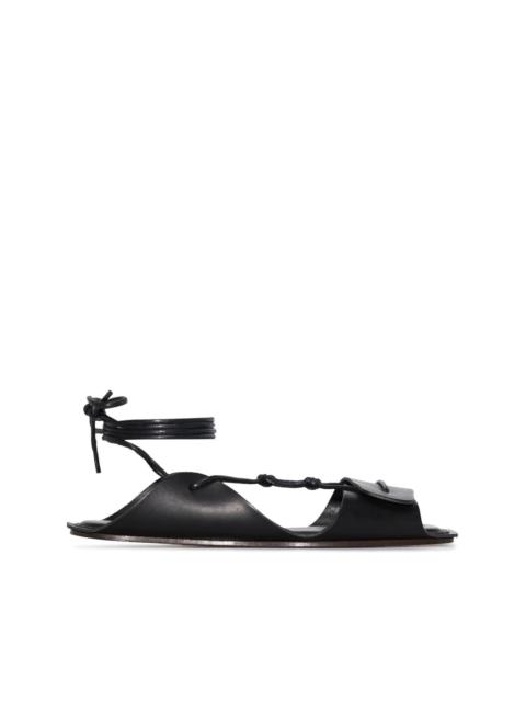 Lemaire tie-fastened leather sandals