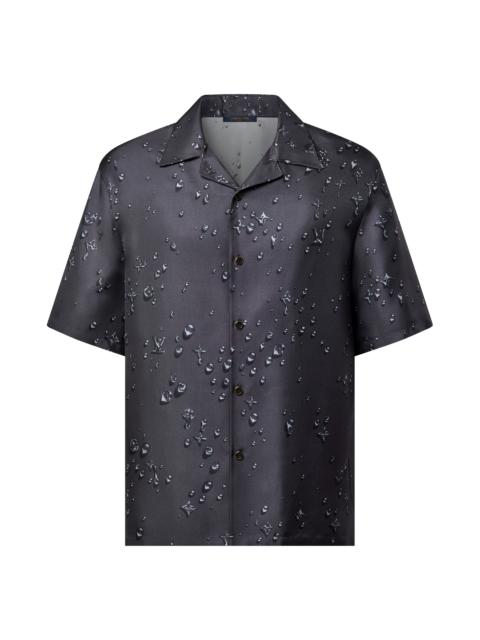 Louis Vuitton Monogram Short-Sleeved Silk Shirt