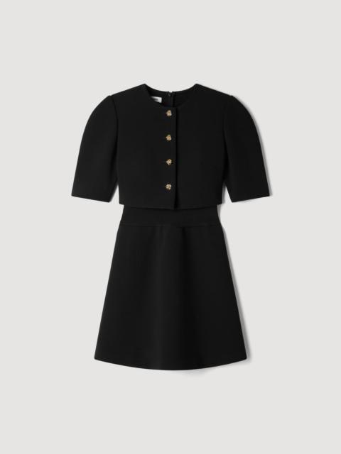 Sandro SHORT 2-IN-1 DRESS