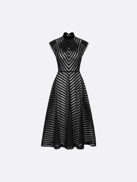Dior Mid-Length Embroidered Dress