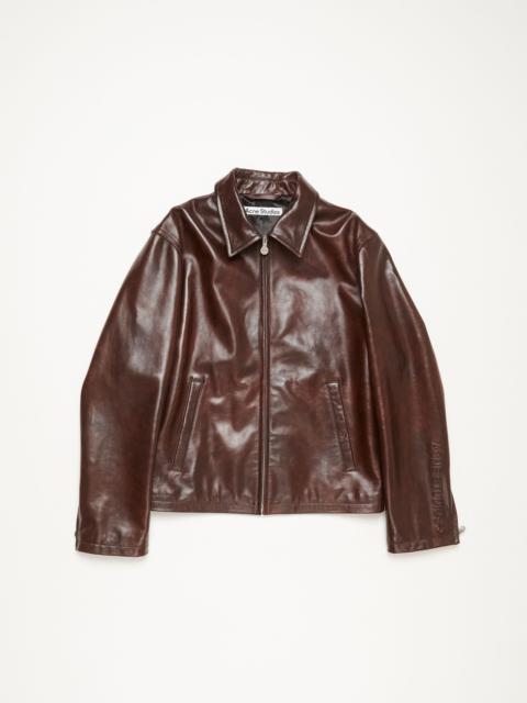 Acne Studios Leather jacket - Brown