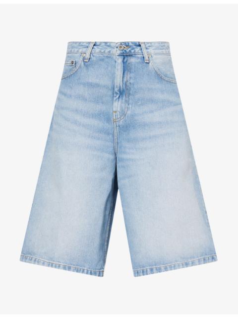 Carhartt Belmont Wide-Leg Denim Shorts
