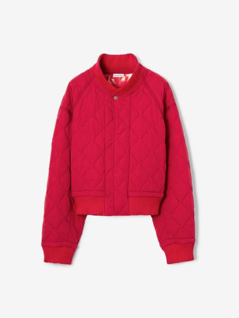 Burberry Quilted Nylon Bomber Jacket