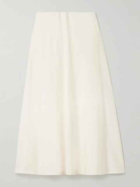 Brunello Cucinelli Wool-blend midi skirt Off-white