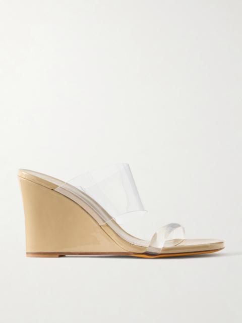 MARYAM NASSIR ZADEH Olympia Pvc Wedge Sandals