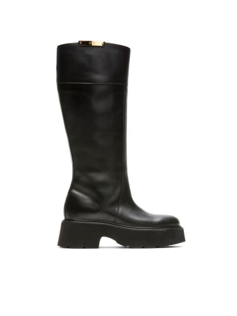 N°21 Schuhe knee-high leather boots