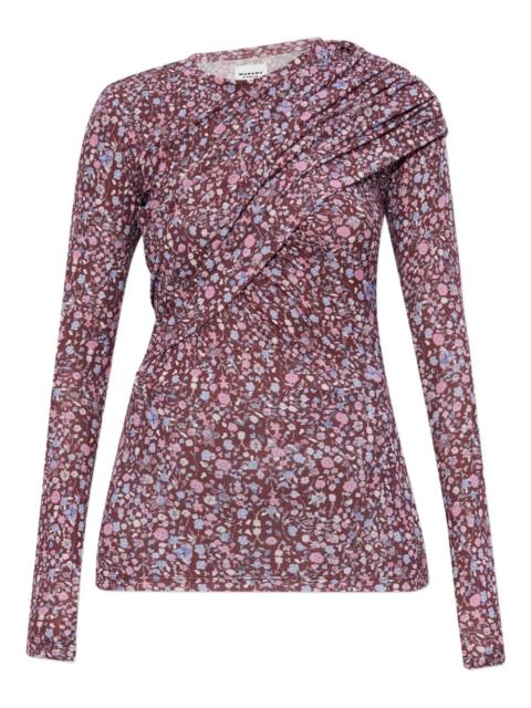 Isabel Marant Étoile draped floral-print top