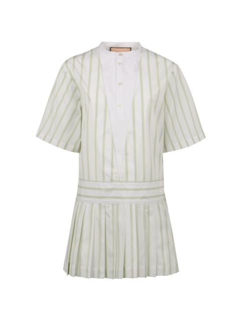 Plan C striped mini dress