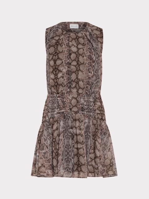 MILLY Katia Printed Mini Dress