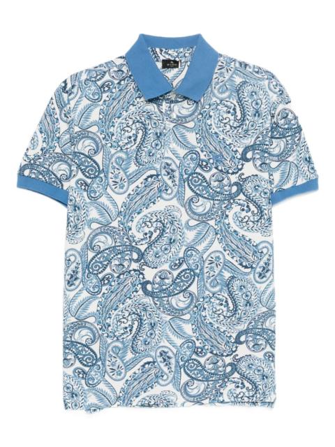 Etro paisley-pattern polo shirt
