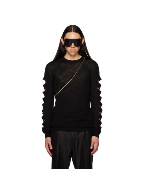 Rick Owens Black Biker Level Sweater