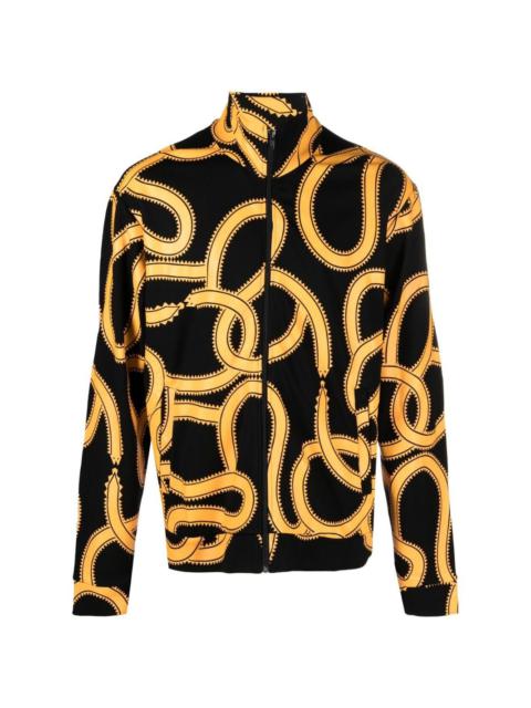 Marcelo Burlon County Of Milan snake-print zip-up jacket
