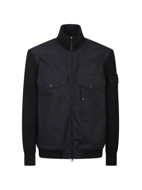 Stone Island flap-pocket panelled jacket