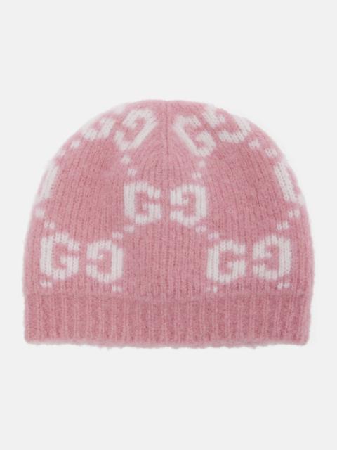 GUCCI GG alpaca-blend beanie