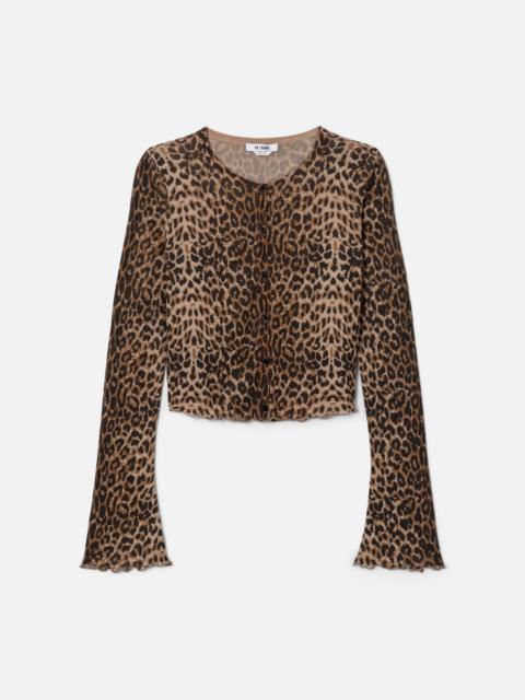 RE/DONE Isabelle Cardigan - Leopard
