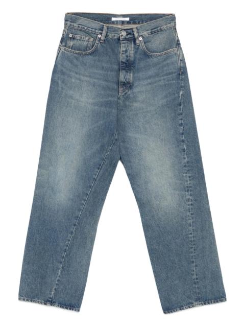 SUNFLOWER Sunflower Wide-leg Twisted Jeans