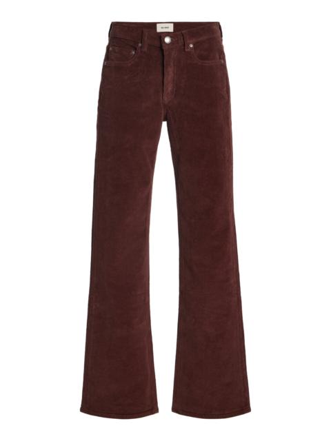 DL1961 Bella Slim Bootcut Mid-Rise Corduroy Jeans