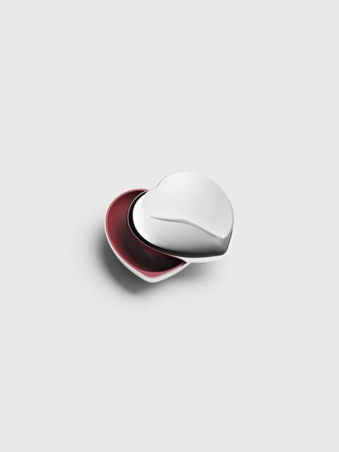 THE FOLD Small Stainless Steel Heart Pill Box