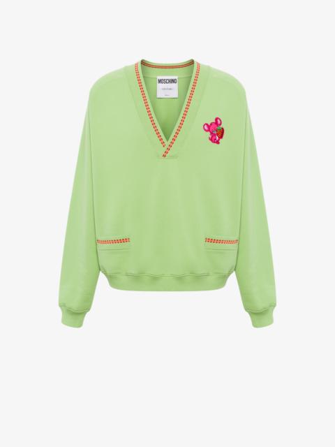 Moschino ILLUSTRATED ANIMALS ORGANIC COTTON SWEATSHIRT