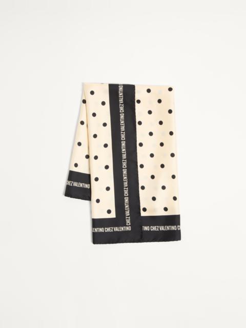 Valentino CHEZ VALENTINO SILK SCARF