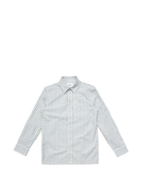 NN07 striped patch-pocket shirt