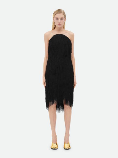Bottega Veneta Fringed Midi Dress