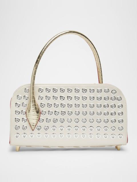 Christian Louboutin Eloise Top-Handle Bag in Gaagal Mirror Strass Leather