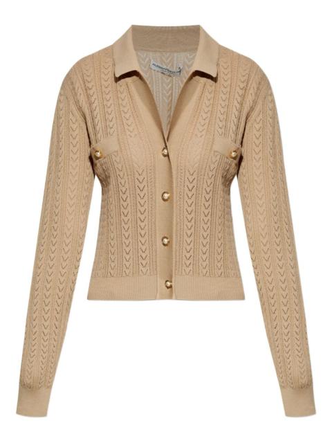 Alessandra Rich cable-knit button cardigan