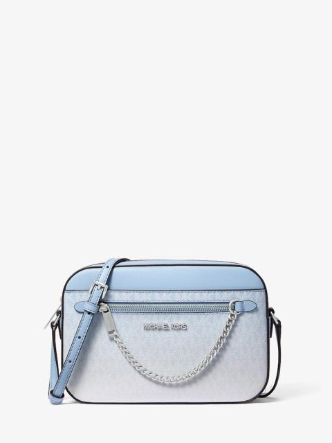 MICHAEL KORS Jet Set Large Ombré Signature Logo Crossbody Body