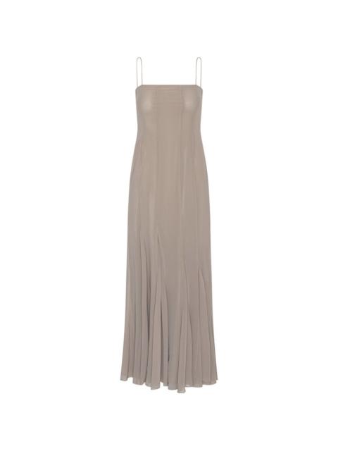 ROTATE chiffon strap maxi dress