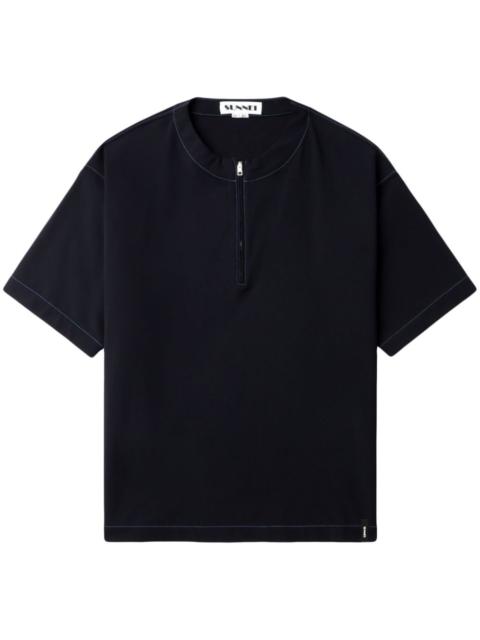 SUNNEI logo-patch T-shirt