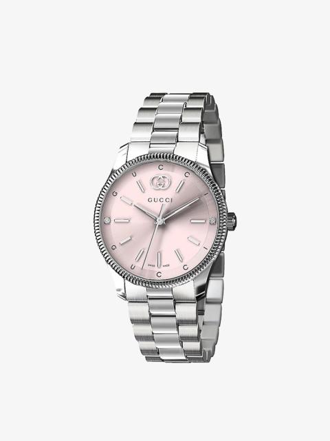 YA1265061  G-Timeless Slim stainless-steel watch