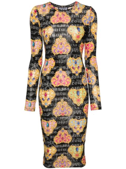 VERSACE JEANS COUTURE Couture bodycon midi dress