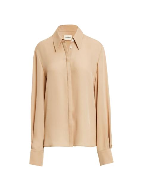 The Minta silk shirt