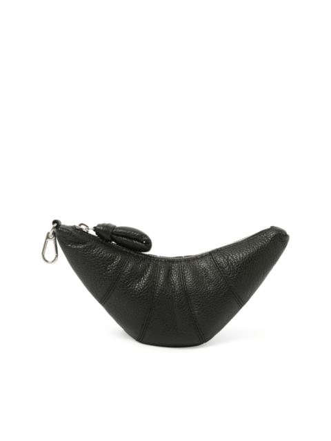 Lemaire Crossbody Croissant Coin Purse in Black