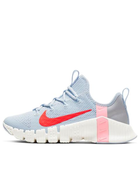 (WMNS) Nike Free Metcon 3 'Light Blue Bright Crimson' CJ6314-006