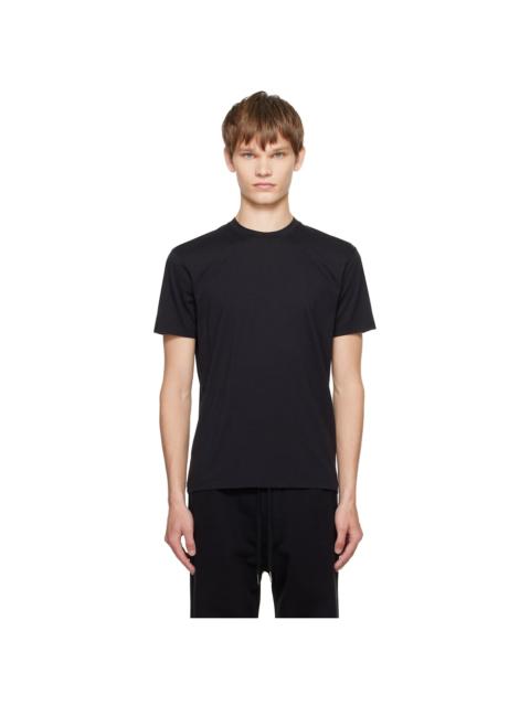 TOM FORD Black Lyocell Cotton Crewneck T-shirt