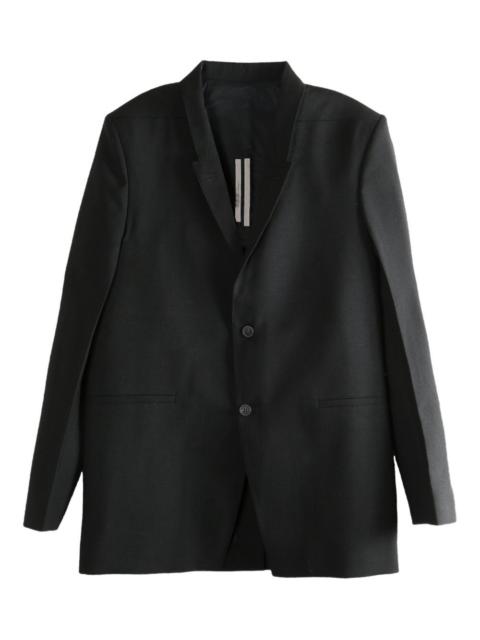 Rick Owens three-button back-strap jacket