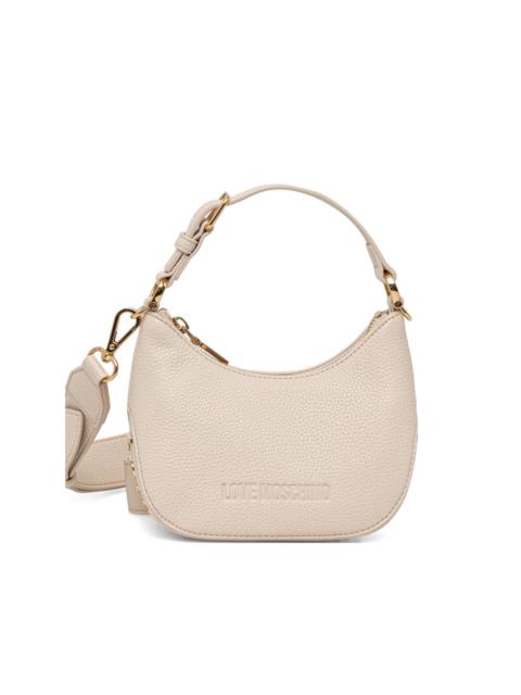 Moschino embossed-logo shoulder bag