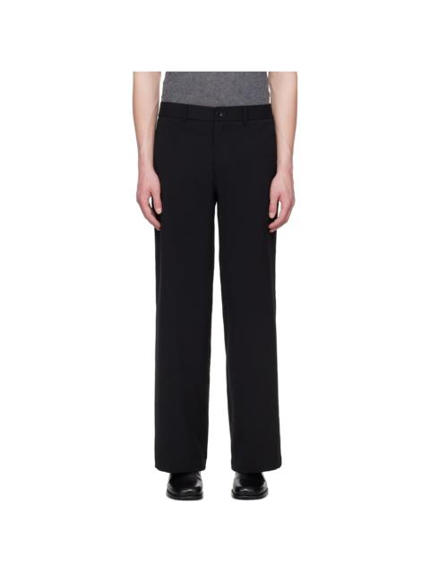 N.Hoolywood Black Wide Trousers