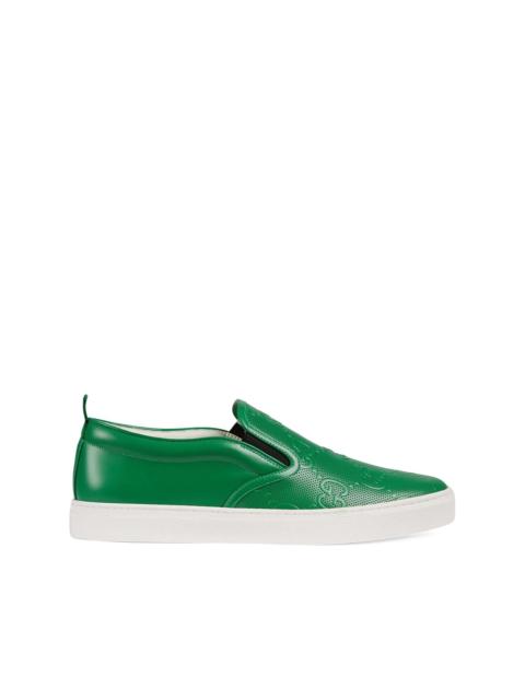 GUCCI GG-embossed slip-on sneakers