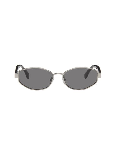 FENDI Silver Baguette Sunglasses