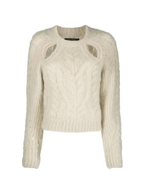 Paloma cable-knit jumper