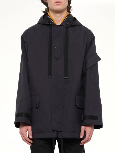 Lanvin Parka W/ Side Zip in Navy