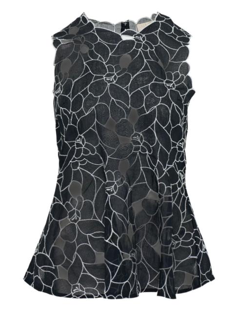 ULLA JOHNSON Ali floral tank top